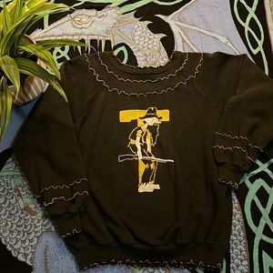 Unique Vintage Hand Painted Sweatshirt